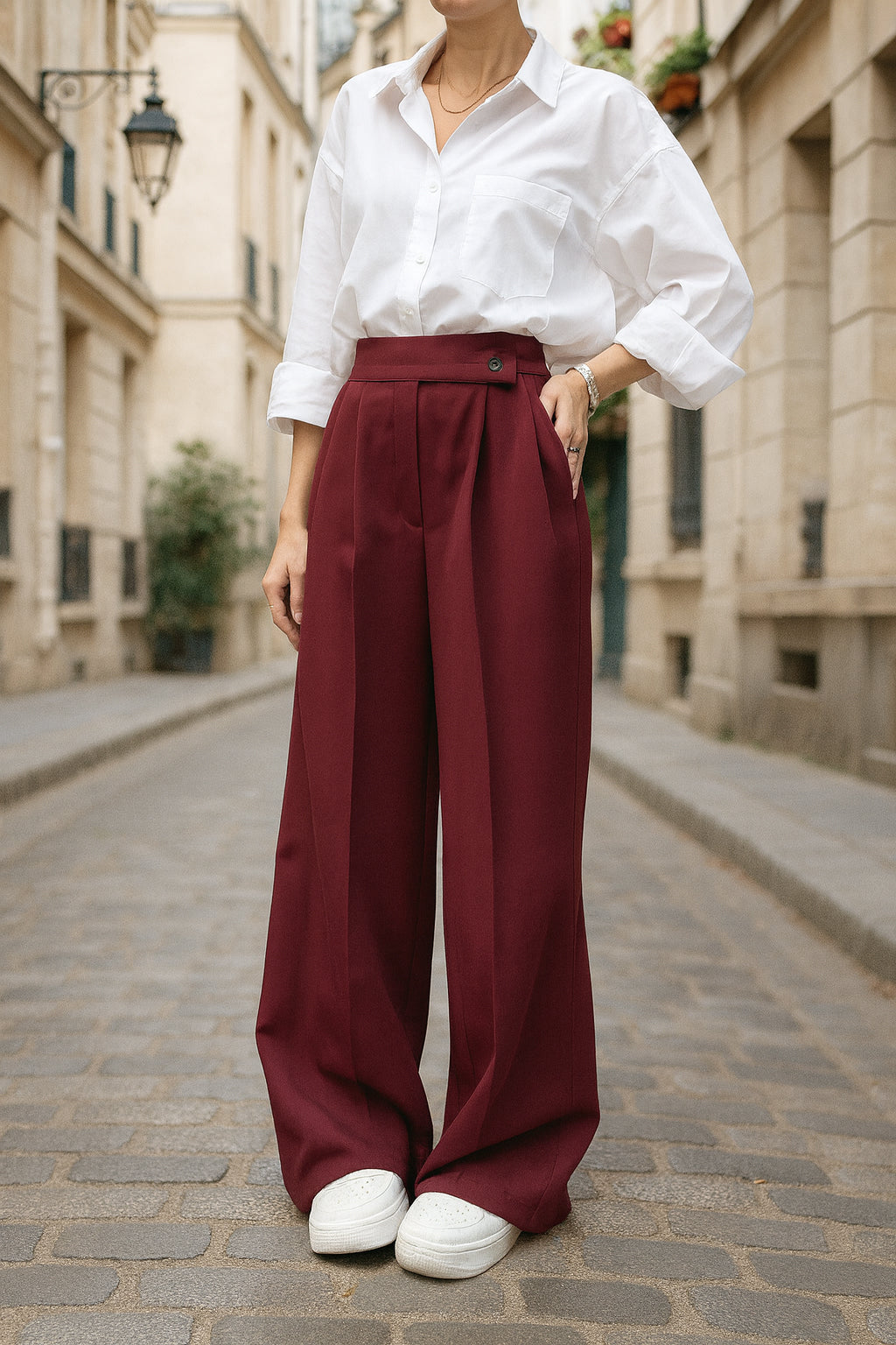 بنطلون بالوان مميزة B14