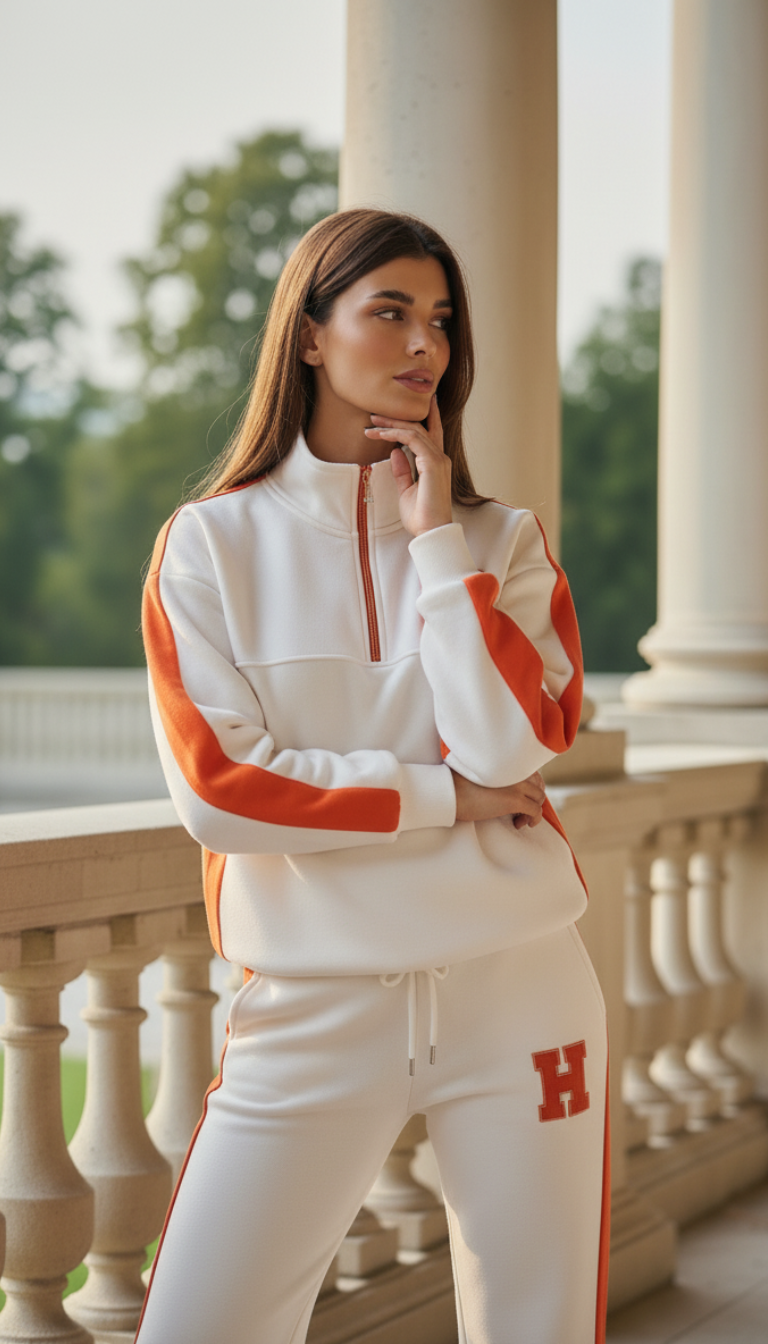 طقم كاجوال رياضي قطن (هودي+بنطلون) T81