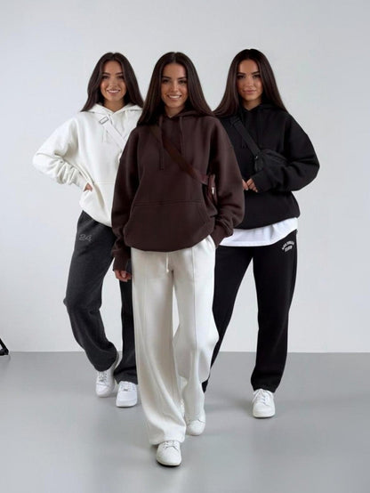 هودي نسائي شتوي بتصميم فريد اوفر سايز H10