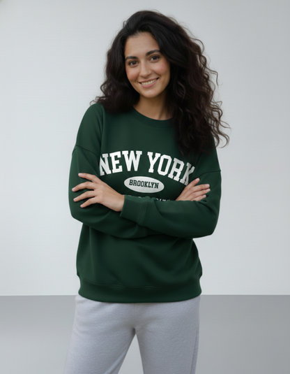 هودي نسائي شتوي بتصميم فريد اوفر سايز H14