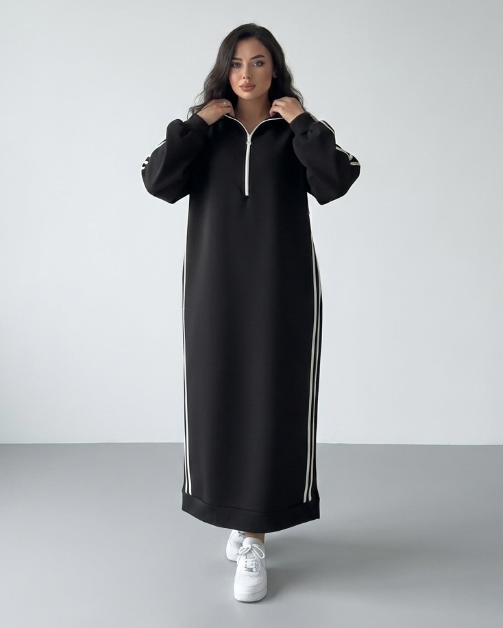 فستان قطن شتوى T42