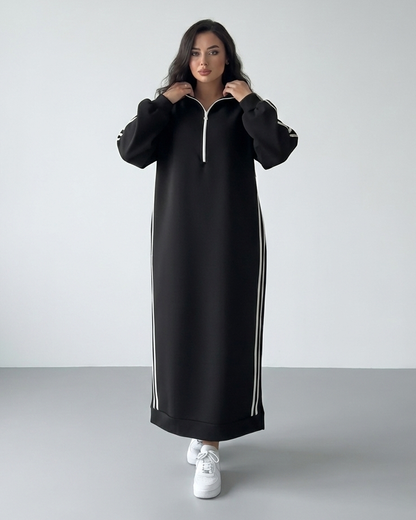 فستان قطن شتوى T42