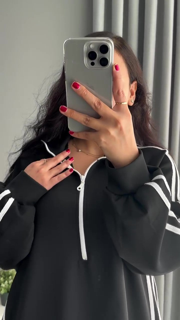 فستان قطن شتوى T42