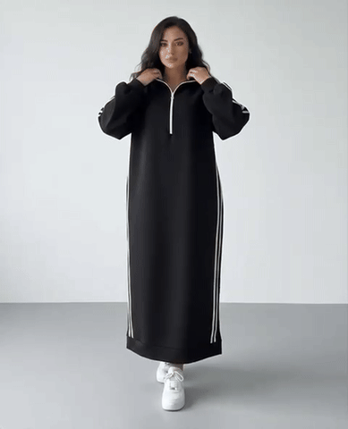 فستان قطن شتوى T42