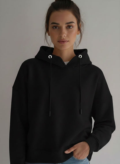هودي نسائي شتوي بتصميم فريد اوفر سايز H13
