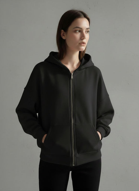 هودي نسائي شتوي بتصميم فريد اوفر سايز H12