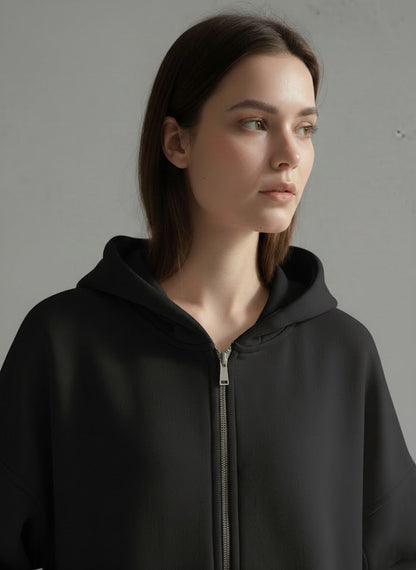 هودي نسائي شتوي بتصميم فريد اوفر سايز H12