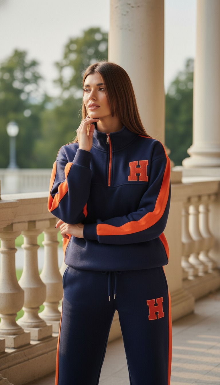 طقم كاجوال رياضي قطن (هودي+بنطلون) T81