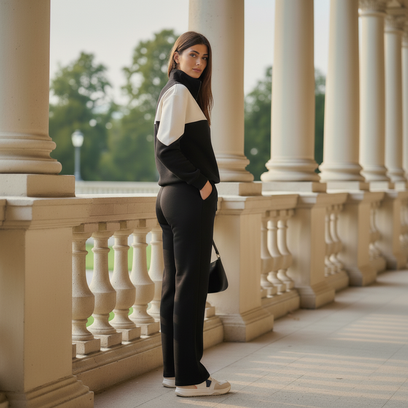 طقم كاجوال رياضي قطن (هودي+بنطلون) T82